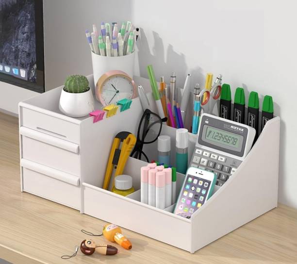 M Y 7 Compartments Plastic Countertop Storage for Dressing Table & Stationery it