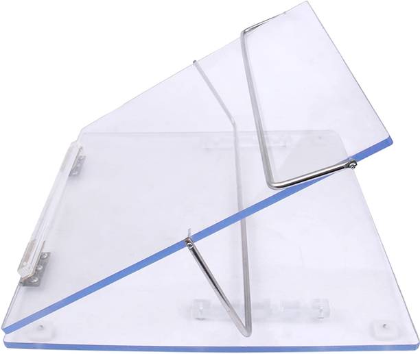VeleSolv 1 Compartments Virgin Polystyrene Acrylic Height Adjustable Desk Laptop Stand | Writing Pad