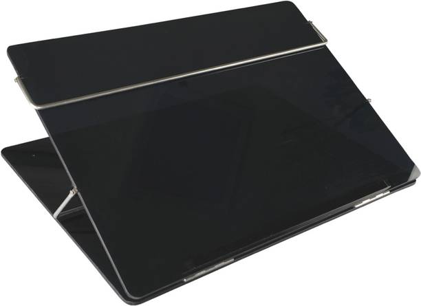 Novelty Store Solid Compartments Acrylic Material Foldabel, Height Adjustable, Comfotable Writing/Sketching/Drawing Table/Laptop Stand/Table Top Smoke-Black-12 x 16 Polypropylene Desk Stand Rotatable Laptop Stand with Adjustable Height Compatible with Universal Laptops