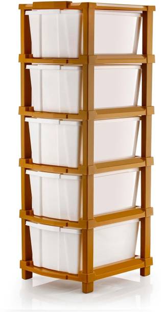 ETYMOCA Plastic Free Standing Chest of Drawers