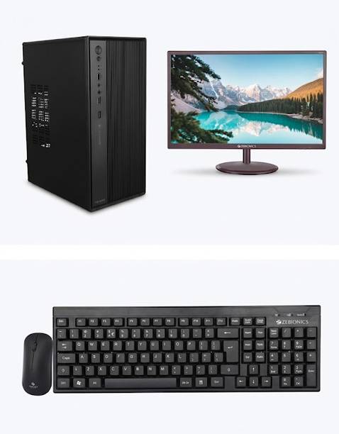 ZEBRONICS Intel Core i5 (8 GB / 128 GB / Windows 11) Assembled Desktop Computer 19 inch Display