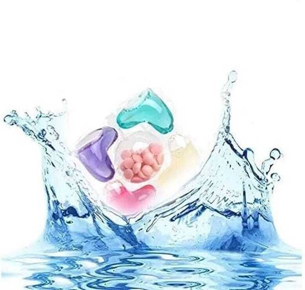 KEEVSHOP Ocean 24 Professional Value Detergent Pods (Pack of 8) Regular Detergent Pod