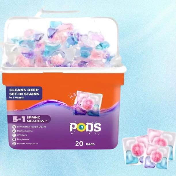 EKISHA PODS-20 Ultra Clean Laundry Pods Formula None Detergent Pod