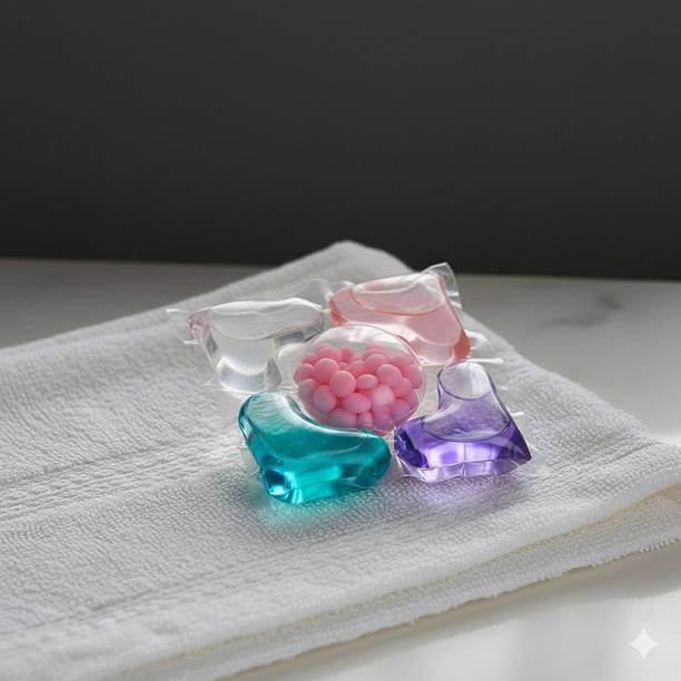 KEEVSHOP Powerful Wash Detergent Pods Pack of 15 Lavender Detergent Pod