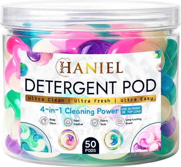 HANIEL 4in1 Regular Detergent Pod (50 Pods) Ocean Detergent Pod