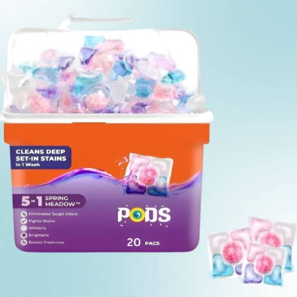 EKISHA PODS-20 Fabric Brightening Wash Capsules None Detergent Pod
