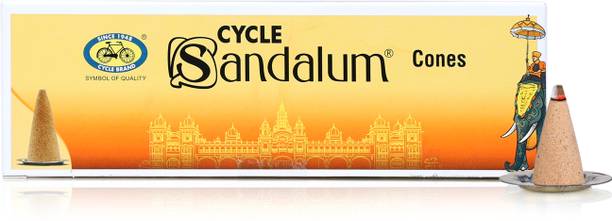 Cycle Pure Sandulum Dry Dhoop Cones - 64N Sandal Dhoop