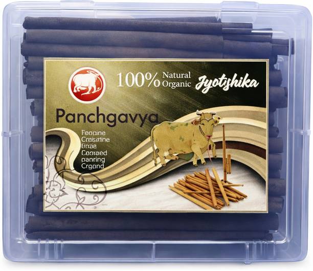 br store Panchgavya Dhoop Sticks – 100% Natural & Organic – With Desi Cow Dung. Floral, Sandal, Blossom, Jasmine Dhoop