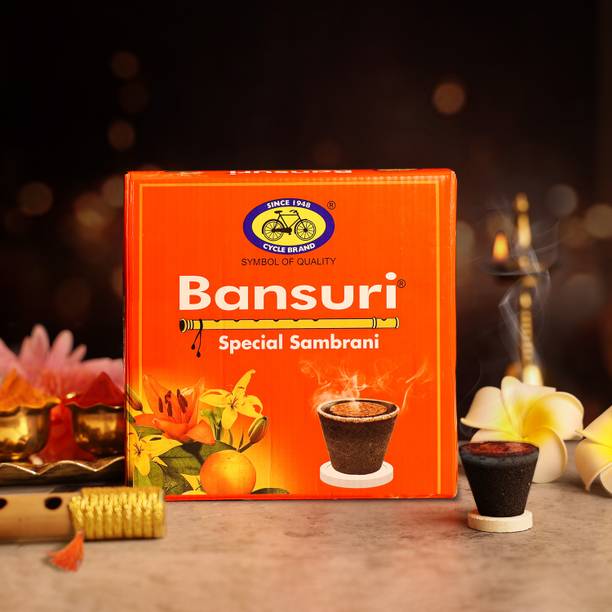 Cycle Pure Bansuri Special Cup Sambrani - 12N Guggul Dhoop
