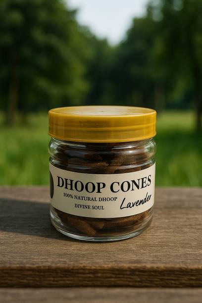 divyacam AromaBloom Lavender Dhoop – Pack of 40 Lavender Dhoop