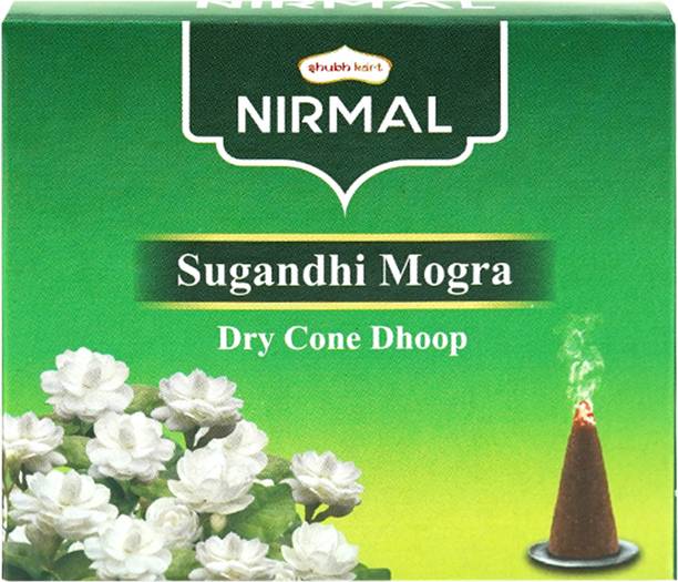 Shubhkart NIRMAL MOGRA DRY CONE DHOOP Jasmine Dhoop