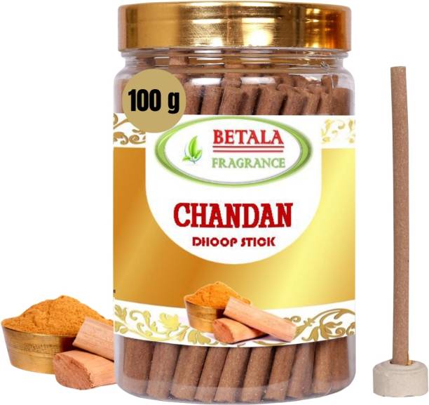 BETALA FRAGRANCE Chandan/Sandal Dhoop Sticks, 100 Gm Pack Sandal Dhoop