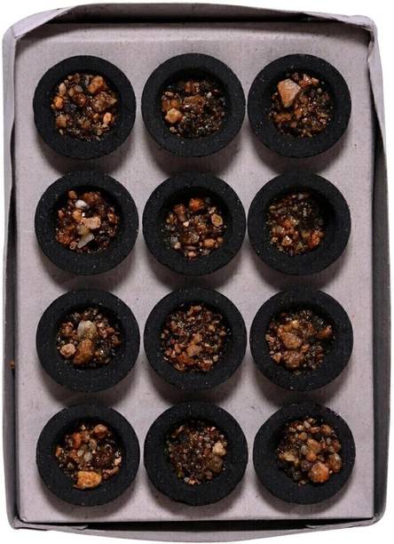 MAA SHAKTI Pure Guggal Loban Sambrani Dhoop Cups Pack(12 Pcs) with guggal fragrance Guggul Dhoop