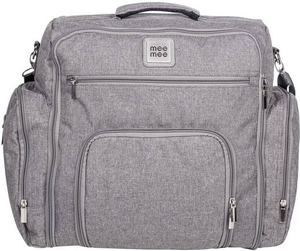MeeMee Stylish Multi-Function Diaper (Backpack-Style) Diaper Bag