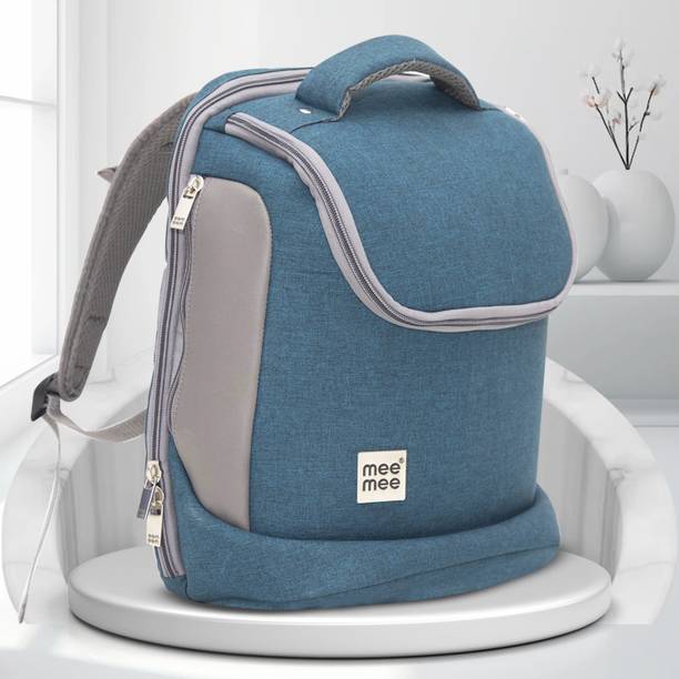 MeeMee Waterproof Maternity Backpack for Moms with Multiple Pockets & Changing Mat Baby Diaper Bag