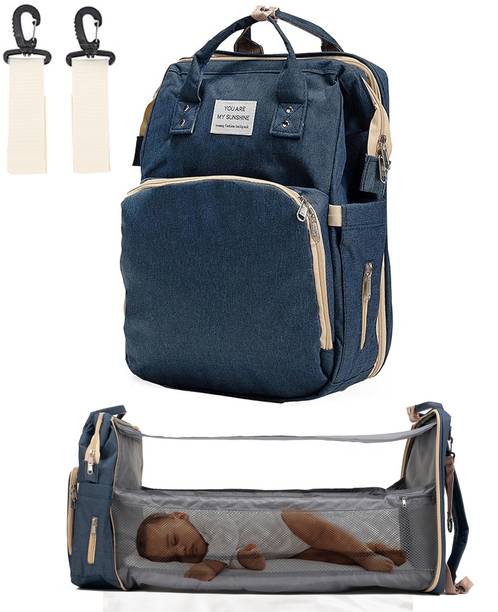 TINYBERG NestRest Pro 3-in-1 Travel Diaper Bag - Insulated Pockets and Charging Port Backpack Diaper