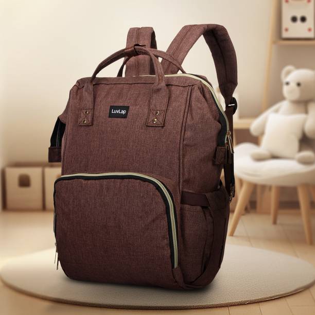 LuvLap Lily Diaper bag for mom & baby, Multfunctional & Watterproof with Changing Mat Diaper Bag