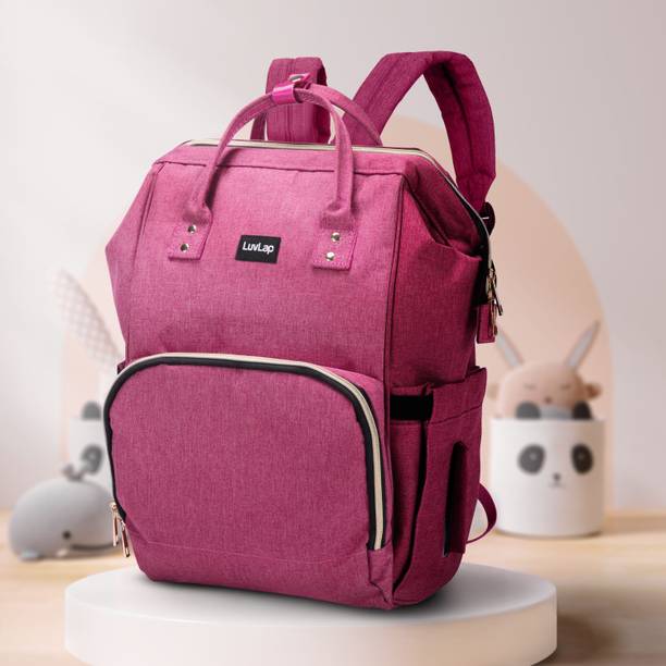 LuvLap Lily Diaper bag for mom & baby, Multfunctional & Watterproof with Changing Mat Diaper Bag