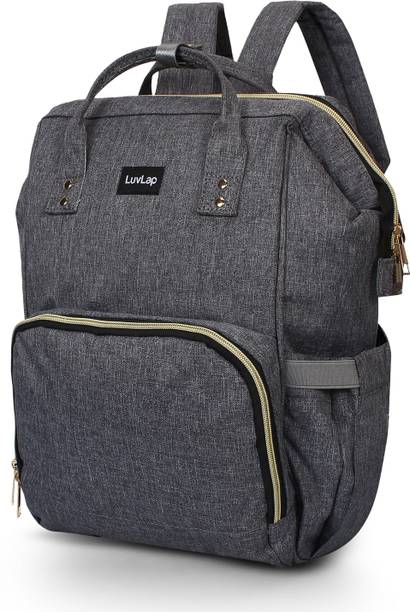 LuvLap Lily Diaper bag for mom & baby, Multfunctional & Watterproof with Changing Mat Diaper Bag