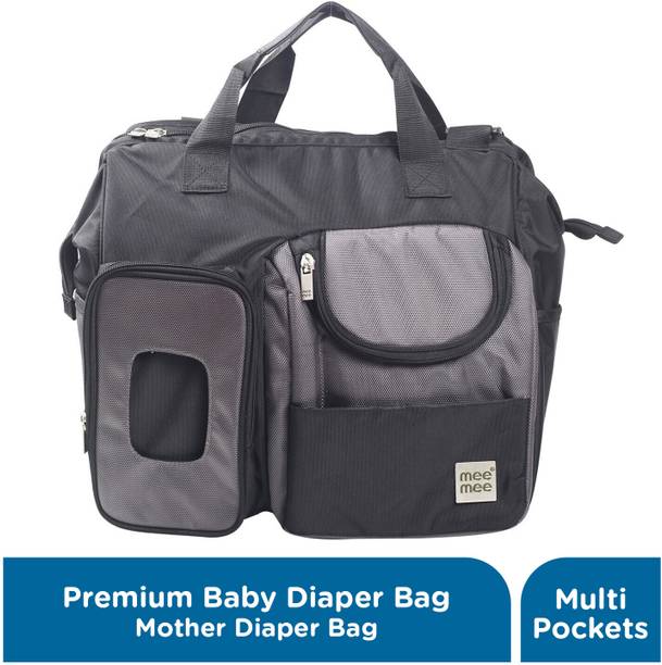 MeeMee Waterproof Maternity Backpack for Moms with Multiple Pockets & Changing Mat Baby Diaper Bag