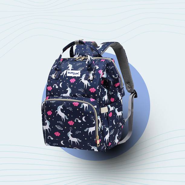 BUMTUM Baby Diaper Bag For Mothers Spacious Waterproof Backpack With Multiple Pockets Mothers Maternity Bags for Travel Diaper Backpack