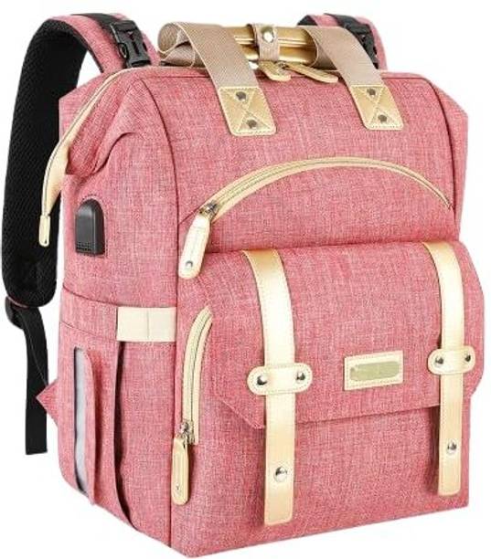 StarAndDaisy Diaper Backpacks / Bags for Mothers with Multi Compartments & 2 Insulated Bottle Pocket-Baby Diaper bags Water proof Maternity Bag
