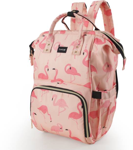 LuvLap Multifunctional Waterproof Diaper Bag-Backpack Cum Tote Bag, (All Over Print) Diaper Bag