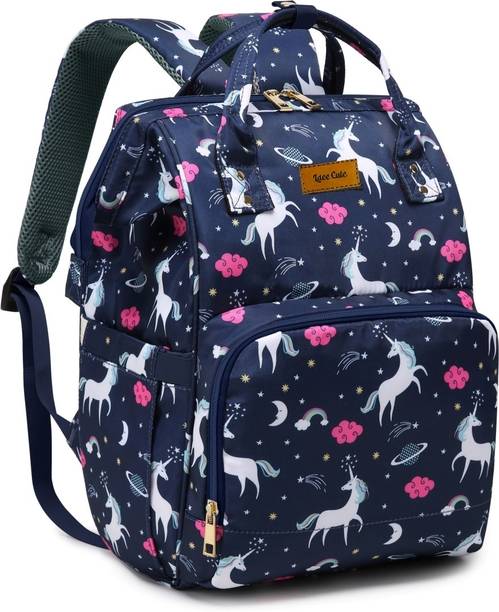 Laee cute Baby Diaper Bag for Mothers Waterproof Backpack Multiple Pockets (unicorn grey) baby diaper bag