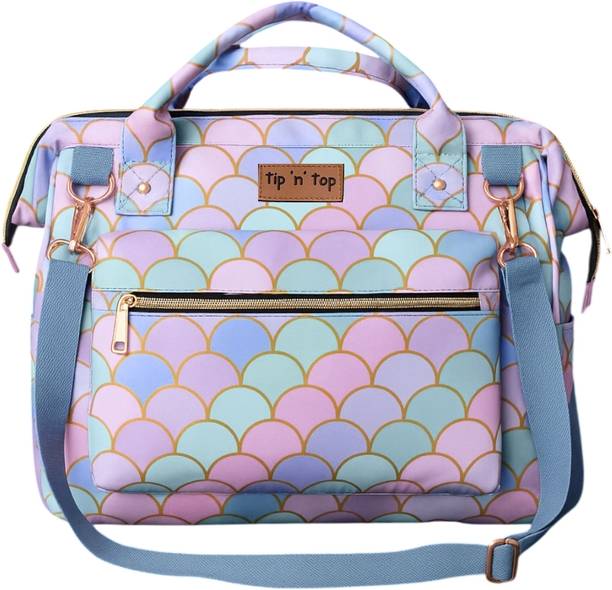 Tip 'n' Top Premium Diaper Hand Bag with Insulated Bottle Pockets with 3 in 1 Carrying Style Baby Diaper Bag