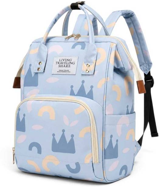 MforMingle remium Baby Backpack | Large Diaper Bag with Bottle Holder Backpack Diaper Bag