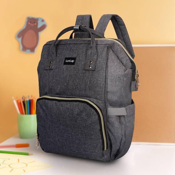 LuvLap Lily Diaper bag for mom & baby, Multfunctional & Watterproof with Changing Mat Diaper Bag