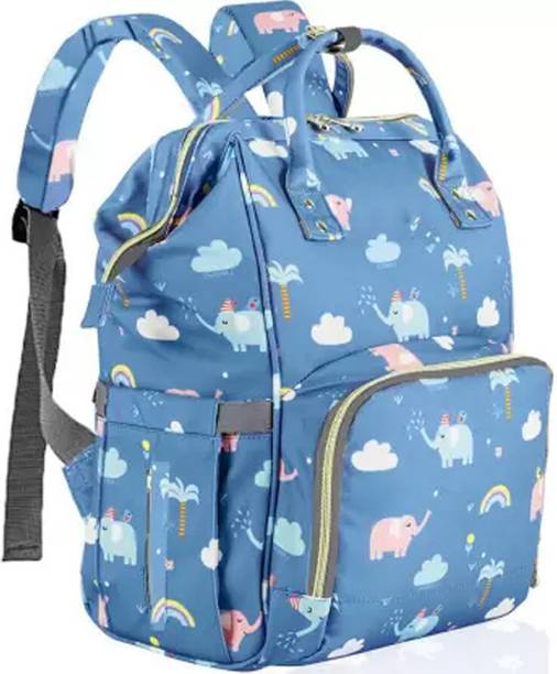 Chinmay Kids Large Capacity Mother Bag Diaper Backpack with Insulated Bottle Storage Diaper bag