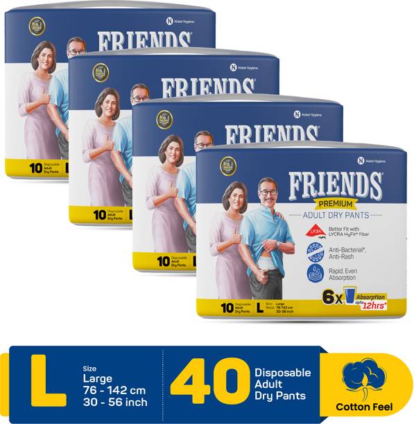 FRIENDS Premium Pull Up Pant Adult Diapers - L