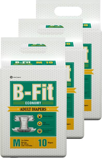 B-FIT Adult Diaper Economy Tape Style Adult Diapers - M