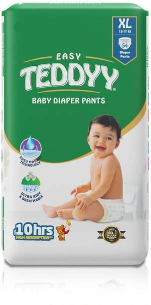 TEDDYY EASY Baby Diaper Pants - Extra Large (54 Pieces) - XL