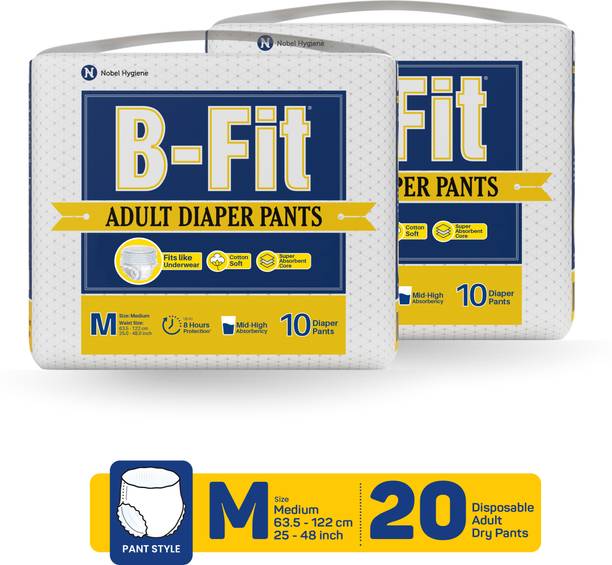 B-FIT Regular Pant Style Adult Diapers - M