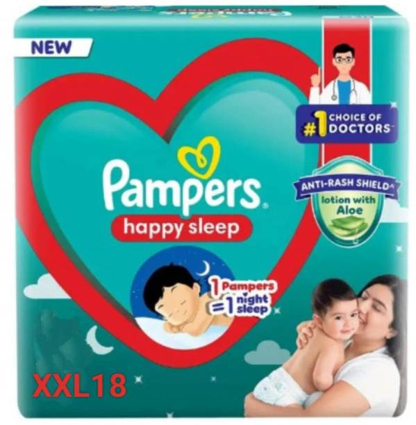 Pampers Extra Absorb Pants | Up to 12 Hours Absorbption | Diapers - XXL18 Pant D
