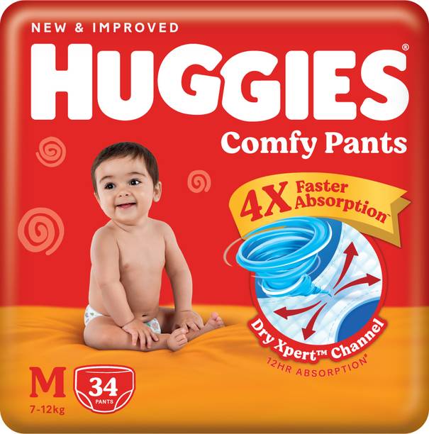 Huggies Comfy Baby Pant Diapers - M