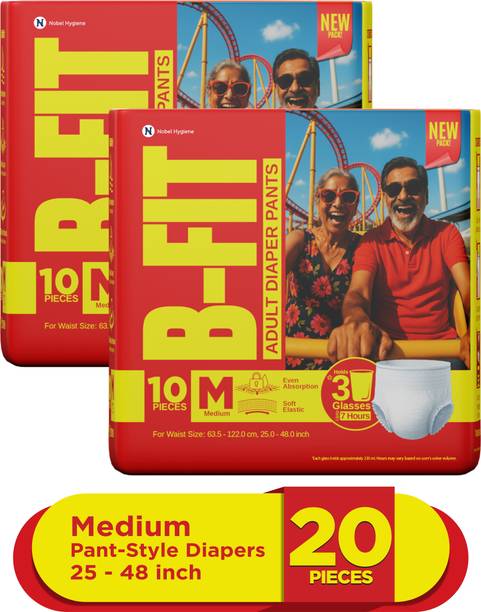 B-FIT Regular Pant Style Adult Diapers - M