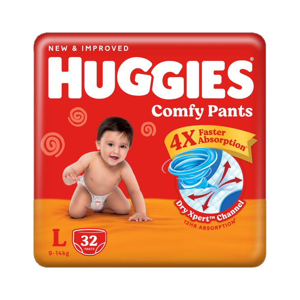 Huggies Comfy Baby Pant Diapers - L