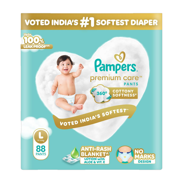 Pampers Premium Care Pant Diapers - L