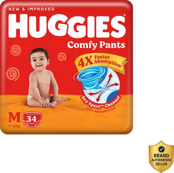 Huggies Comfy Baby Pant Diapers - M