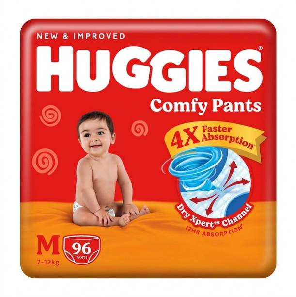 Huggies Premium Baby Diapers Pant Diapers - M