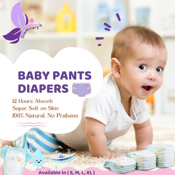 Fisiqua Baby Pants Diaper Extra Absorb |Medium (M) | 7 - 12 kg| 50pcs | - M