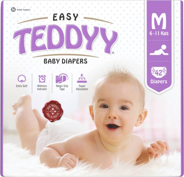TEDDYY EASY Baby Tape Diapers - M