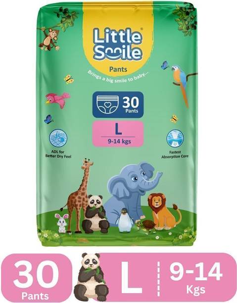 Little Smile Better Dry Feel Baby Diaper Pants - L