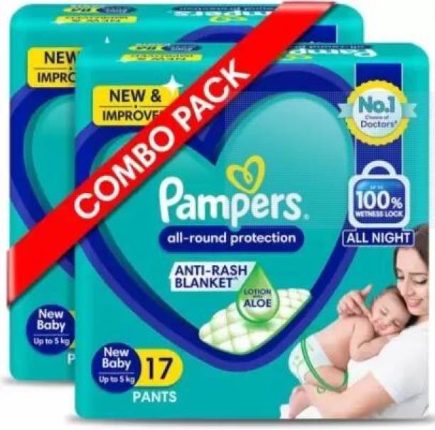Pampers All round protection new born size NB - 17x2 Pcs Diapers - New Born