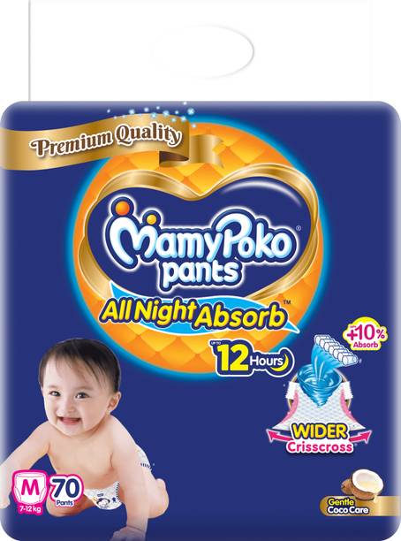 MamyPoko Pants All Night Absorb,Coco Care & 12hr Leakag...