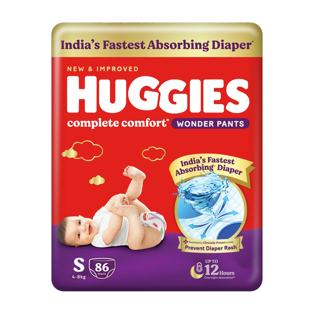 Huggies Complete Comfort Wonder Pant Diapers - S