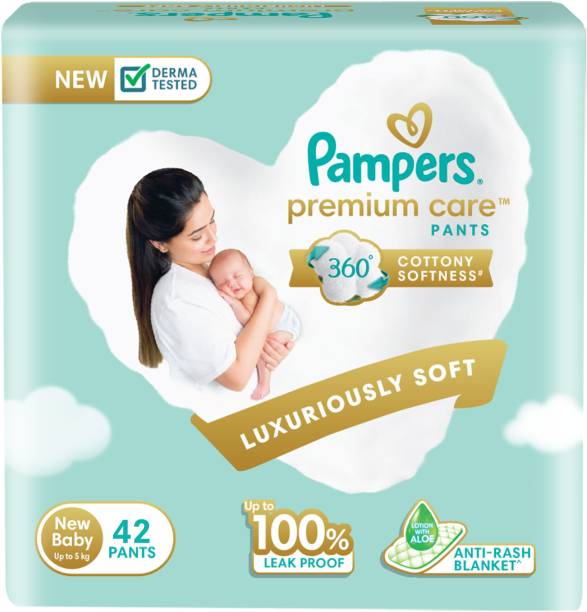 Pampers Premium Care Diaper Pants with 360 Cottony Softness - New Born